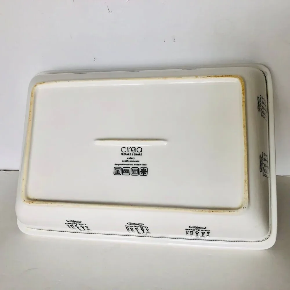 CIROA CUTLERY Prepare & Share Casserole Baking Dish 8 1/2